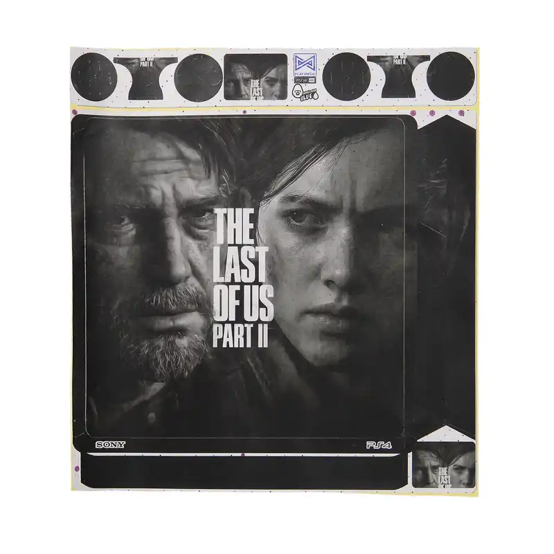 برچسب پلی استیشن 4 اسلیم پلی اینفینی مدل The Last of Us Part II 03 به همراه برچسب دسته