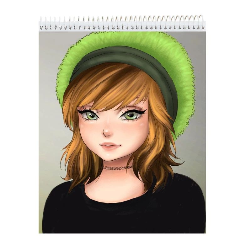 دفتر نقاشی 50 برگ طرح دخترانه SONIA کد A4