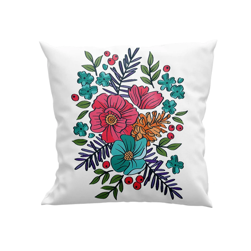 کوسن پاد آفرین مدل گل ها کد DKK1221