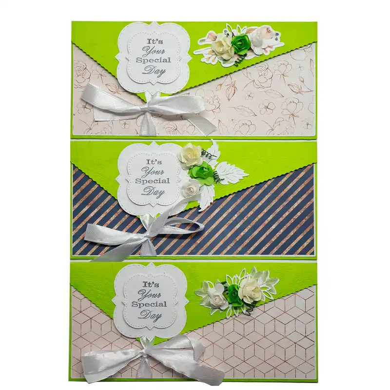 پاکت پول مدل گل مجموعه 3 عددی