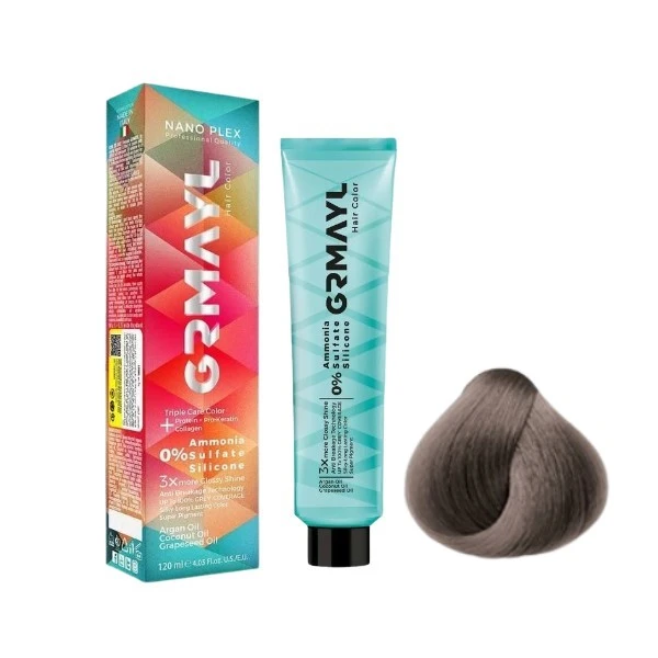 رنگ مو گرمایل شماره GPH8 حجم 120 میلی لیتر رنگ فیلی