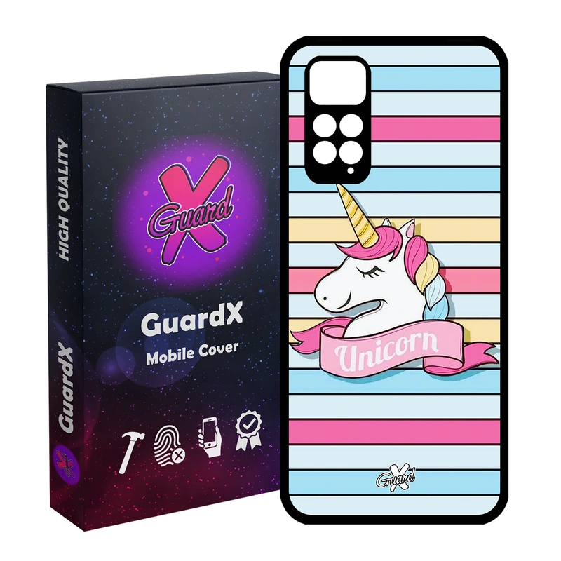 کاور گارد ایکس طرح Unicorn مدل Glass10018 مناسب برای گوشی موبایل شیائومی Redmi Note 11S/ Note 11 4G