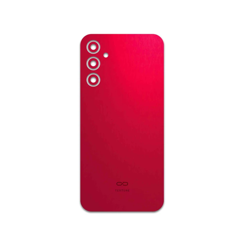 برچسب پوششی ماهوت مدل Matte-Warm-Red مناسب برای گوشی موبایل سامسونگ Galaxy A24