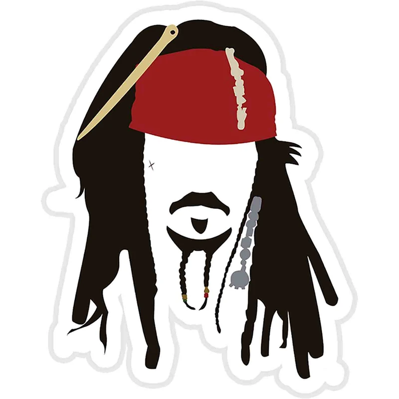 استیکر لپ تاپ طرح Jack Sparrow کد ST1009