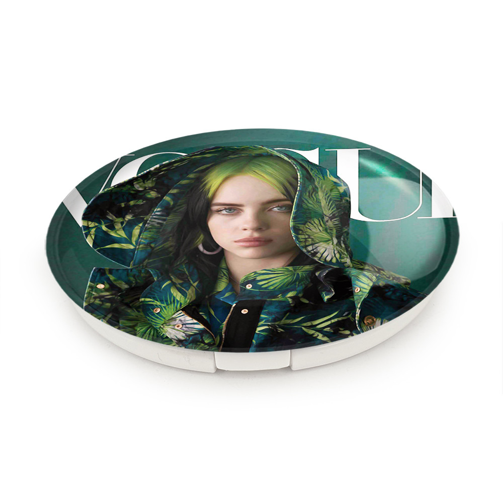 آینه جیبی خندالو طرح بیلی آیلیش Billie Eilish مدل تاشو کد 19123
