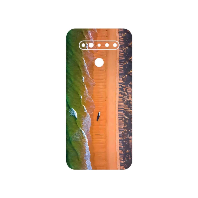 برچسب پوششی ماهوت مدل Beach and Green Sea مناسب برای گوشی موبایل ال جی K41s