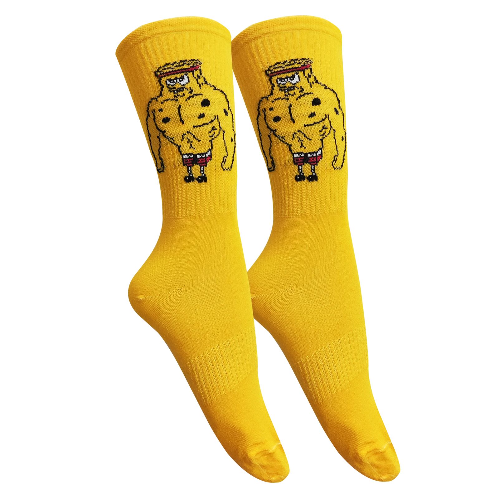 جوراب ساق بلند زنانه تن پوش هنگامه مدل کش اسپرت باب اسفنجی ورزشکار  -  - 1