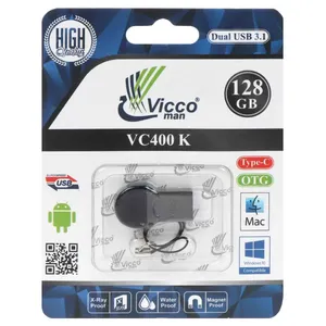 فلش مموری ویکومن مدل VC400K ظرفیت 128 گیگابایت