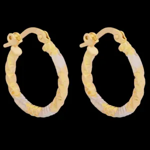 گوشواره طلا 18 عیار زنانه طلای مستجابی کد 36