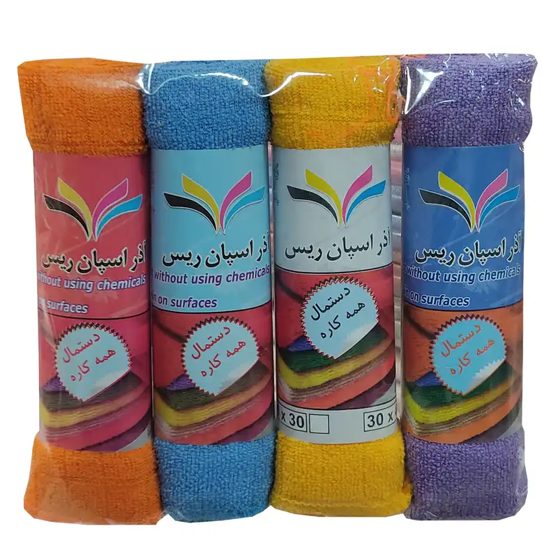 دستمال نظافت مدل همه کاره کد 3030 بسته 4 عددی