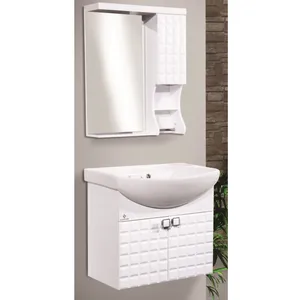 ست کابینت و روشویی بومرنگ مدل پارمیس به همراه آینه وباکس