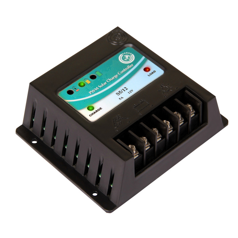 شارژ کنترلر خورشیدی ساباد مدل PWM S5/12