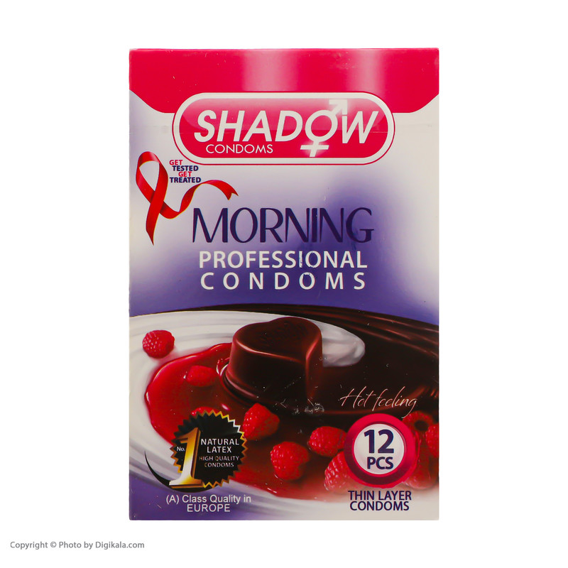 کاندوم شادو مدل MORNING بسته 12 عددی