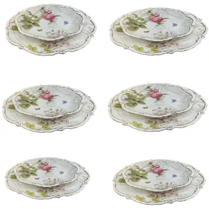 سرویس غذاخوری 12 پارچه 6 نفر لمونژ مدل 77300.1