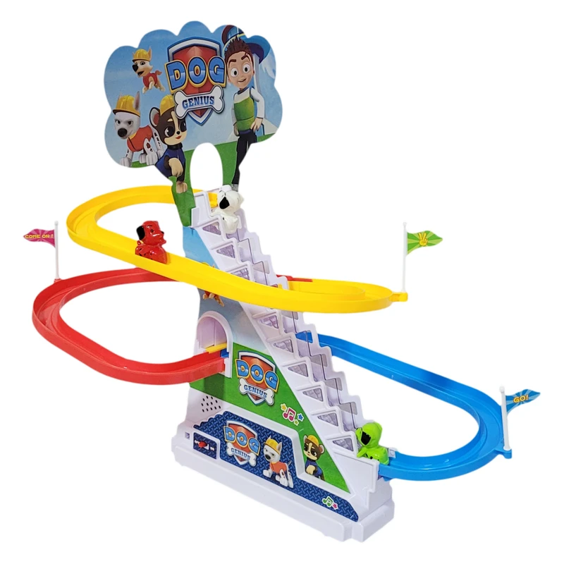 اسباب بازی مدل پله و سرسره سگ نگهبان موزیکال کد 00800