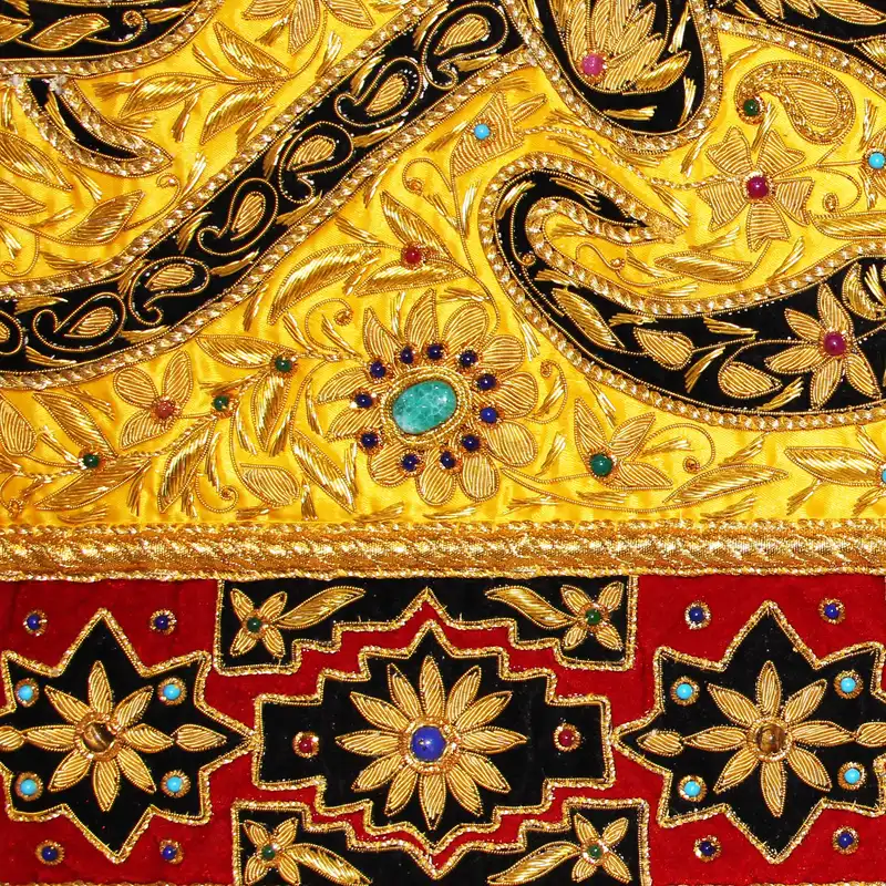 تابلو فرش جواهر مدل paisley