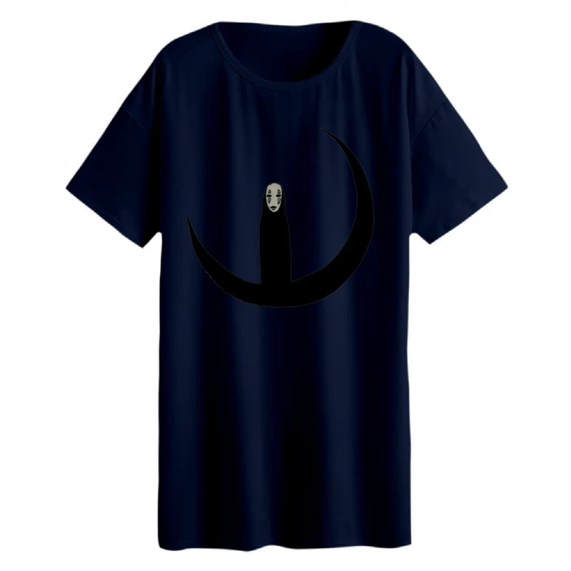 تی شرت لانگ زنانه مدل ماه و جادوگر کد1