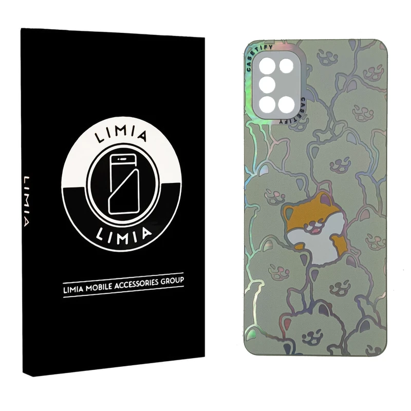 کاور لیمیا مدل فانتزی لنزدار طرح عروسکی شبرنگی مناسب برای گوشی موبایل سامسونگ Galaxy A31