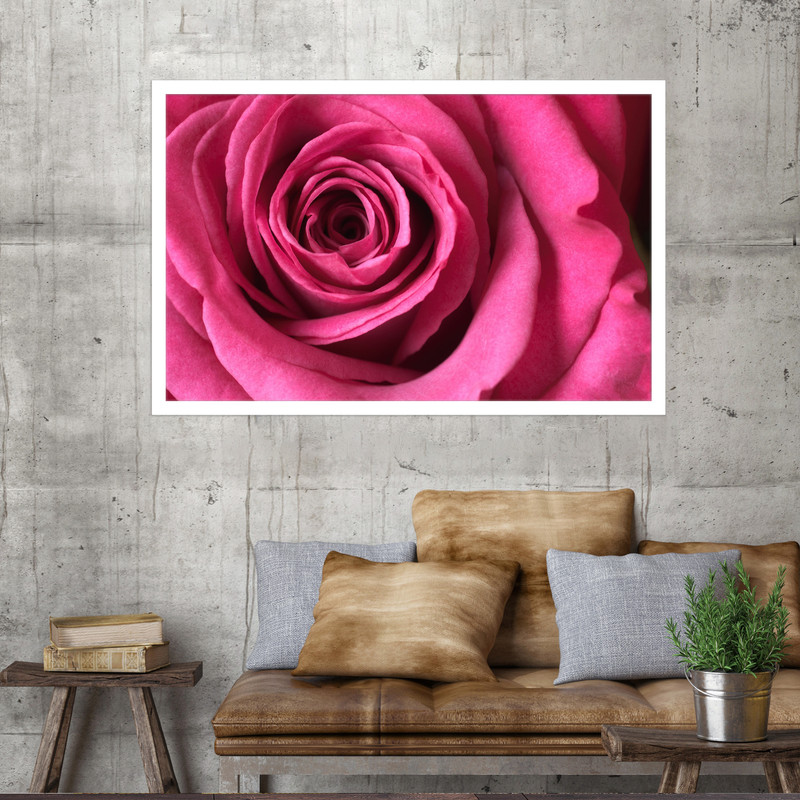 تابلو نوری بکلیت طرح گل رز صورتی مدل W-MO1768