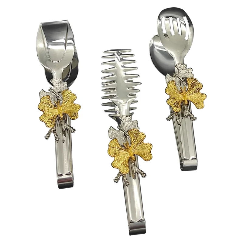 انبر سالاد شاهین مدل Kelebek مجموعه 3 عددی