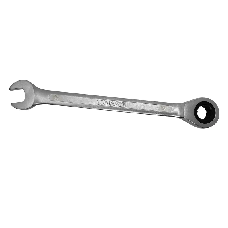 آچار یکسرتخت و یکسر رینگی سوباشی کد STR049 سایز 19 میلیمتر
