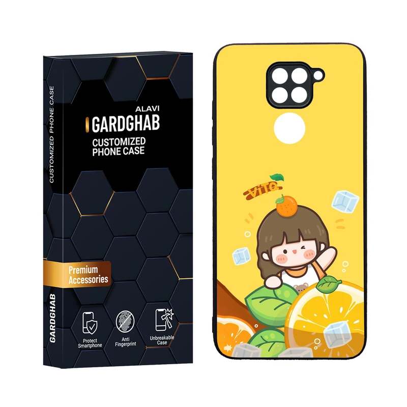 کاور گارد قاب مدل دورژله ای دخترانه مناسب برای گوشی موبایل شیائومی Redmi Note 9