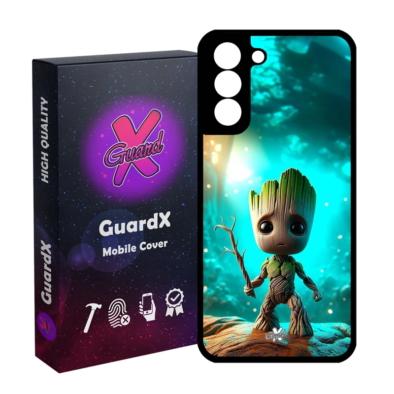 کاور گارد ایکس طرح گروت مدل Glass10698 مناسب برای گوشی موبایل سامسونگ Galaxy S21 FE