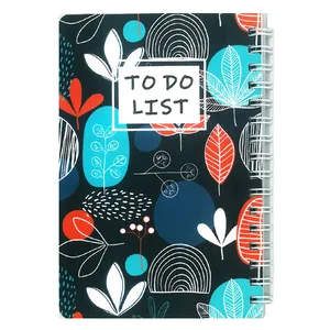 دفترچه یادداشت 60 برگ رز مدل TO DO LIST طرح برگها