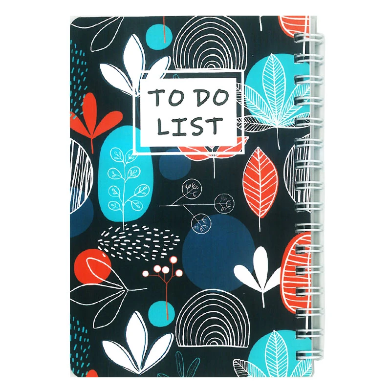 دفترچه یادداشت 60 برگ رز مدل TO DO LIST طرح برگها