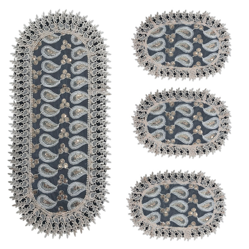 ست رومیزی 4 تکه مدل 1800
