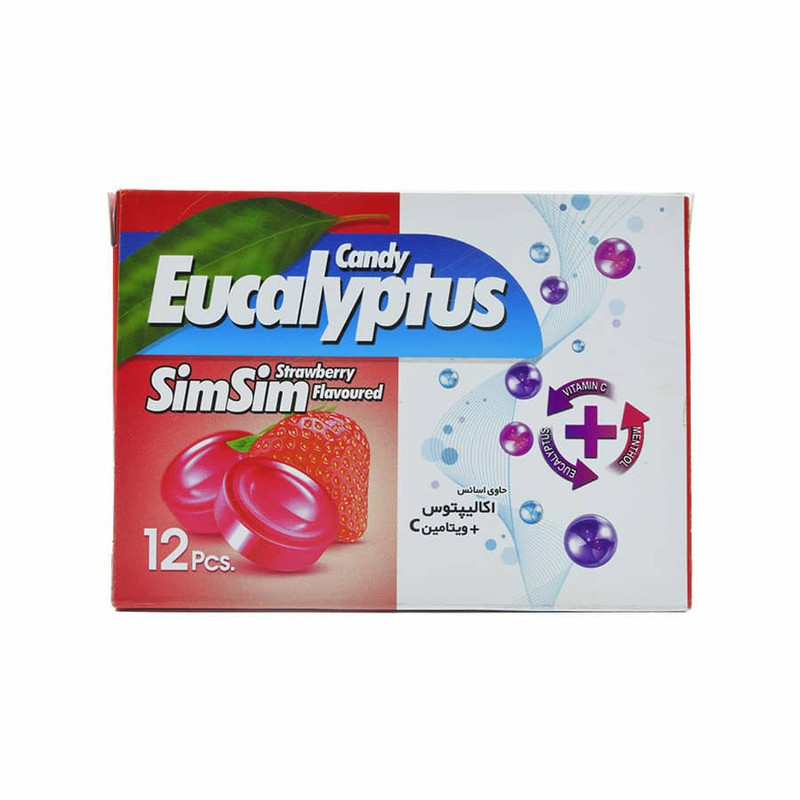 آبنبات سرد خوشبو کننده دهان سیم سیم مدل پرتقال و توت فرنگی مجموعه 2 عددی