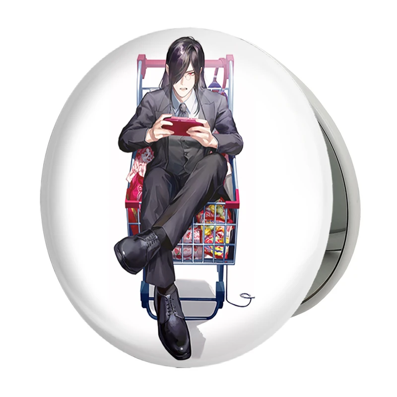 آینه جیبی خندالو طرح فانفیر انیمه اژدهای خدمتکار کوبایاشی مدل تاشو کد 36294