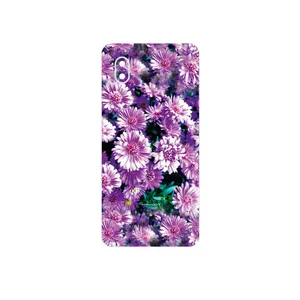 MAHOOT Purple_Flower Cover Sticker for Samsung Galaxy A01 Core