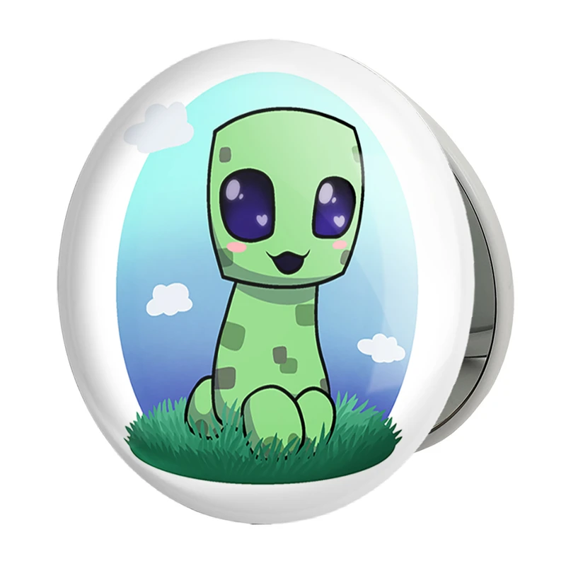 آینه جیبی خندالو طرح بازی ماینکرافت (Minecraft) مدل تاشو کد 36974