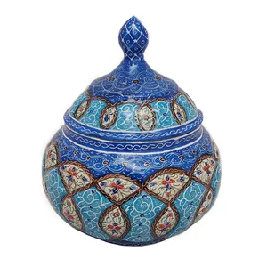 قندان میناکاری مدل ماهور