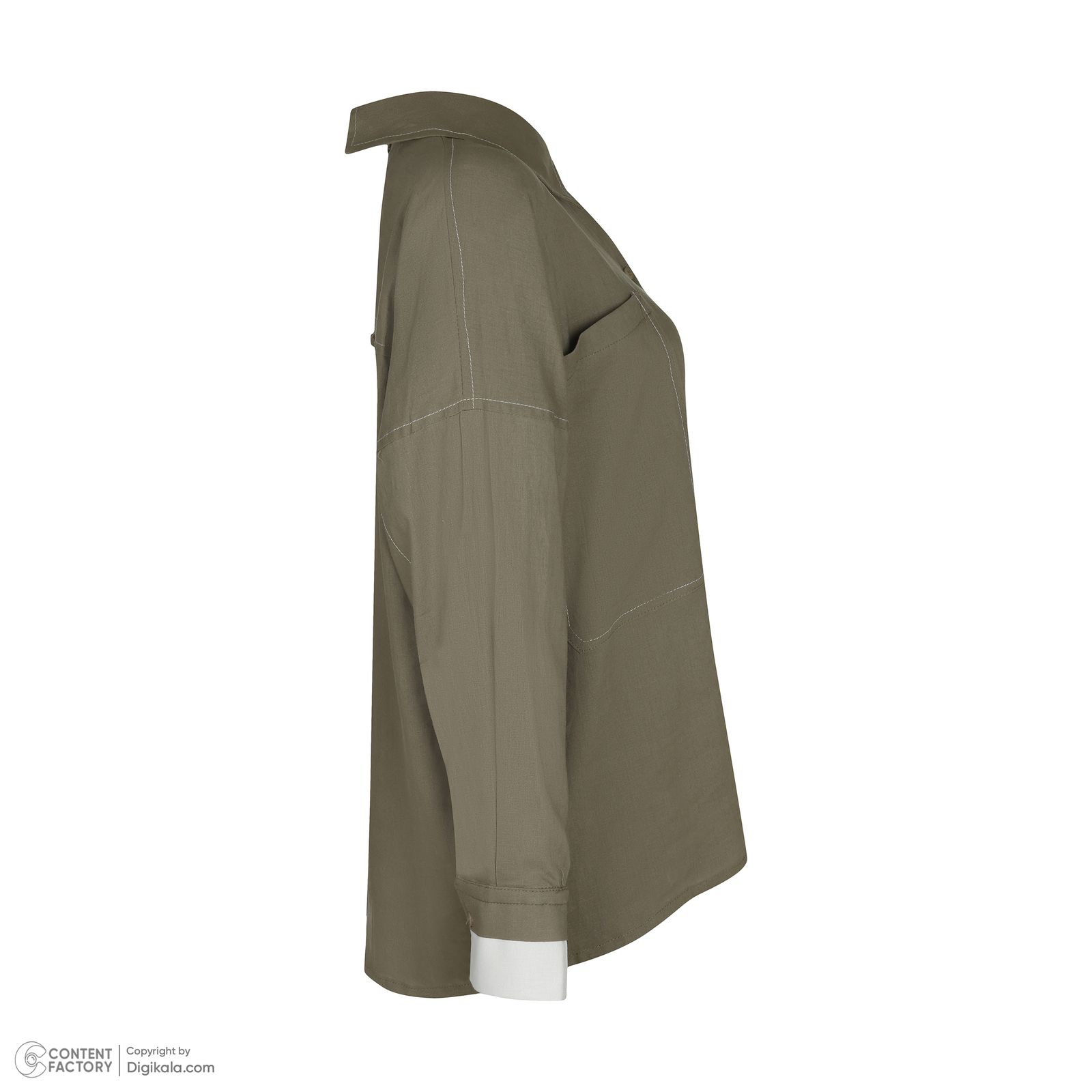 تونیک زنانه دیجی استایل اسنشیال مدل F394814177001 رنگ سبز -  - 2