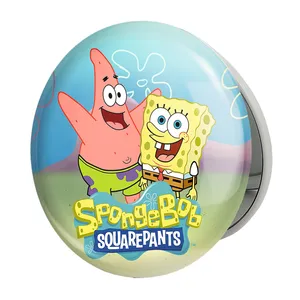 آینه جیبی خندالو طرح باب اسفنجی و پاتریک مدل تاشو کد 24719 