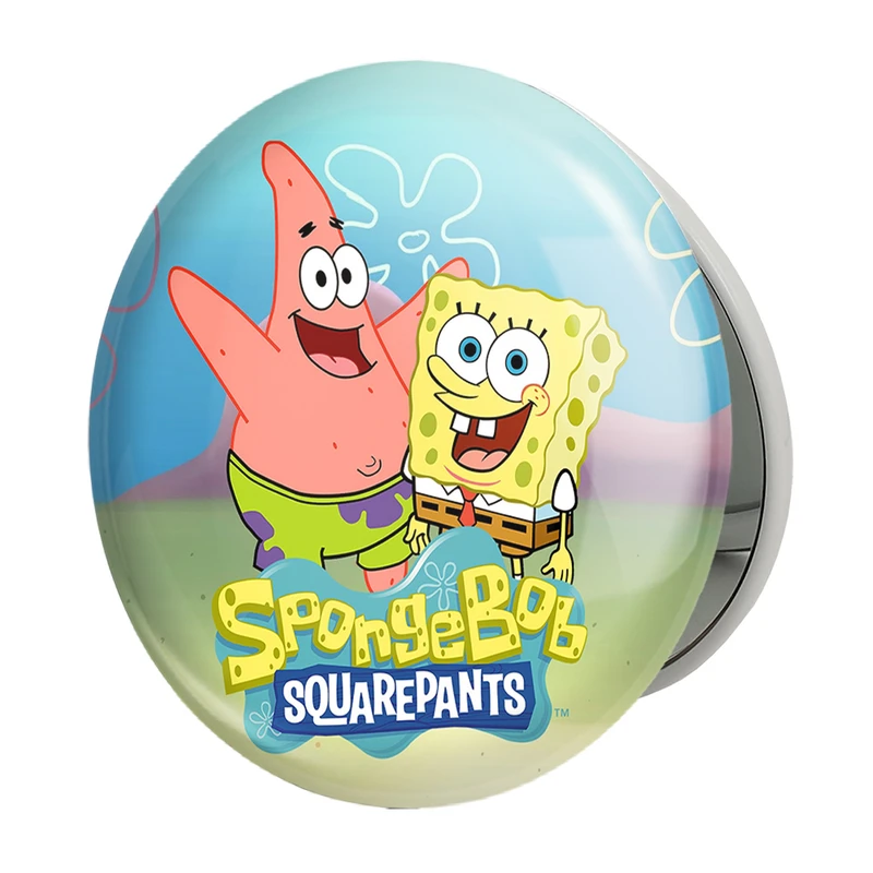 آینه جیبی خندالو طرح باب اسفنجی و پاتریک مدل تاشو کد 24719 