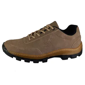 کفش روزمره مردانه مدل حسام رنگ خاکی