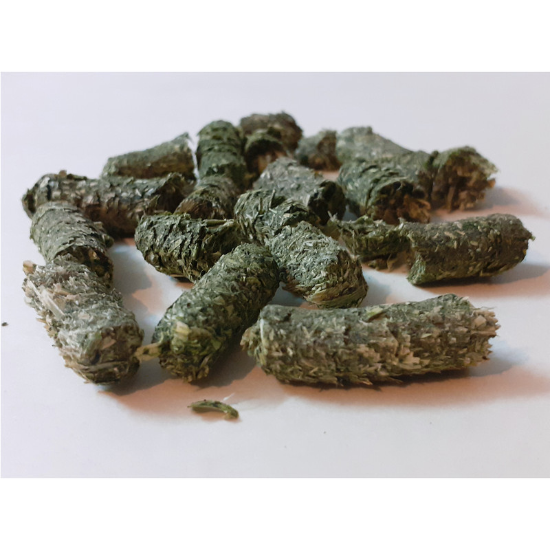 غذای خشک خرگوش و خوکچه هندی مدل پلت یونجه نعناع وزن 500 گرم