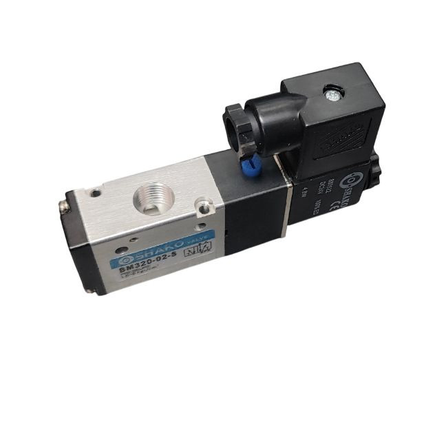 شیر برقی پنوماتیک بادی شاکو مدل BM320-02-S 3-2 1/4 24V
