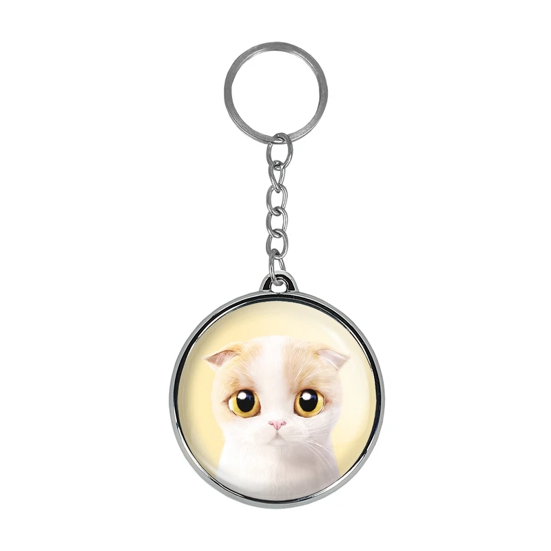 جاکلیدی خندالو طرح گربه مدل دوطرفه کد 2821628217