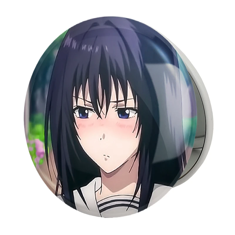 آینه جیبی خندالو طرح ساواراگی انیمه تومو داچی گیم Tomodachi Game مدل تاشو کد 18460 