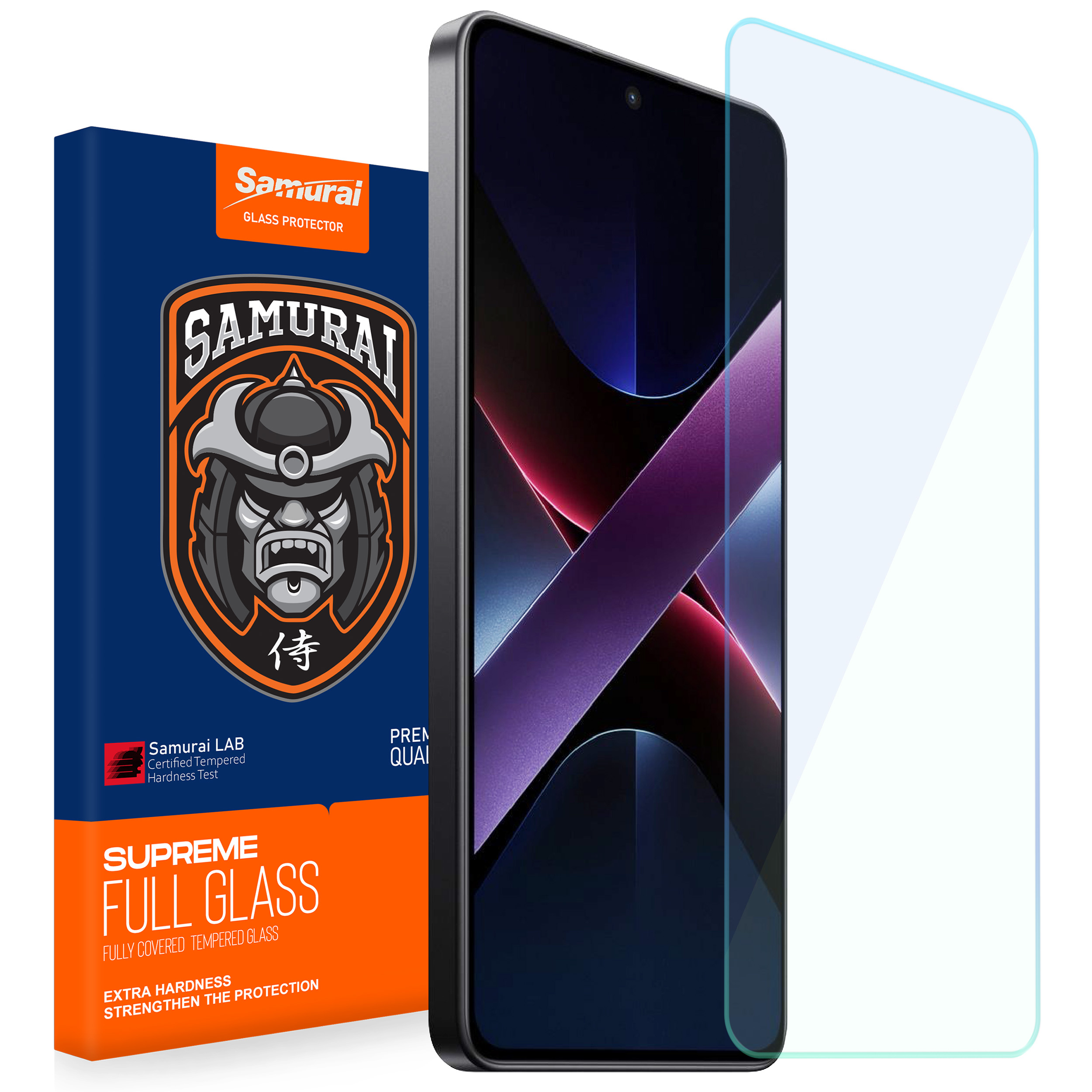 محافظ صفحه نمایش سامورایی مدل Invisiglass مناسب برای گوشی موبایل شیائومی Poco X7 Pro