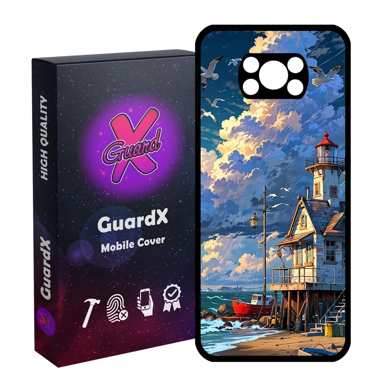 کاور گارد ایکس طرح ساحل دریا مناسب برای گوشی موبایل شیائومی Poco X3 NFC/Poco X3/Poco X3 Pro