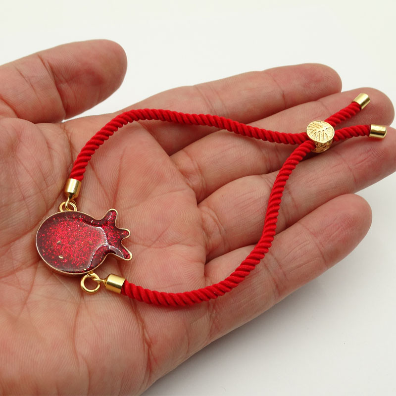 دستبند دخترانه طرح انار زیبا کد DF04 دستبند دخترانه طرح انار زیبا کد DF04