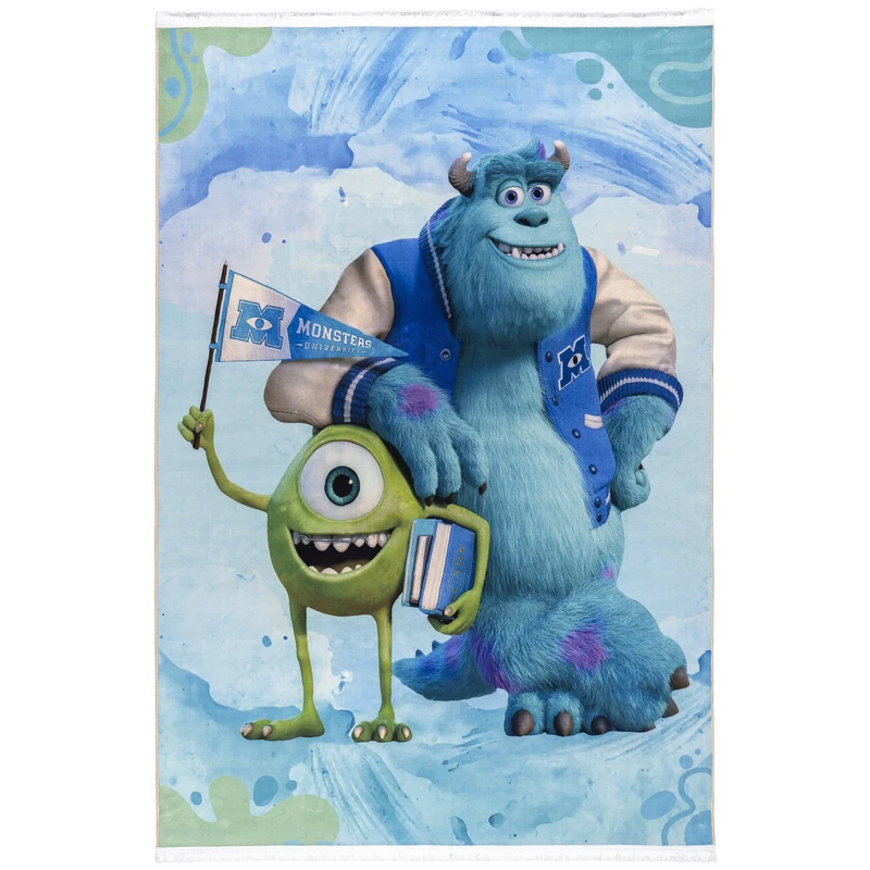 فرش ماشینی محتشم طرح کودک مدل کارخانه هیولا ها کد 101203 