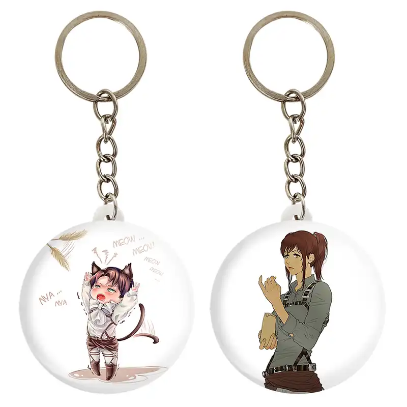 جاکلیدی خندالو مدل لیوای انیمه اتک آن تایتان کد 1857718572 مجموعه 2 عددی