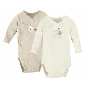 بادی آستین بلند نوزادی لوپیلو مدل 1400 مجموعه 2 عددی