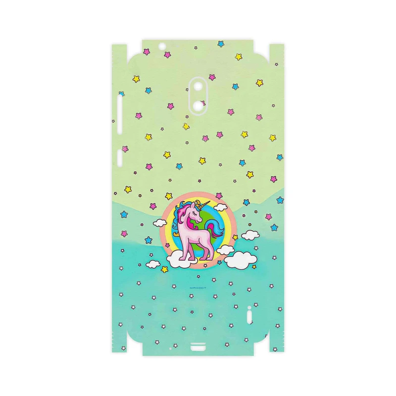 برچسب پوششی ماهوت مدل Rainbow unicorn adventure-FullSkin مناسب برای گوشی موبایل نوکیا 2